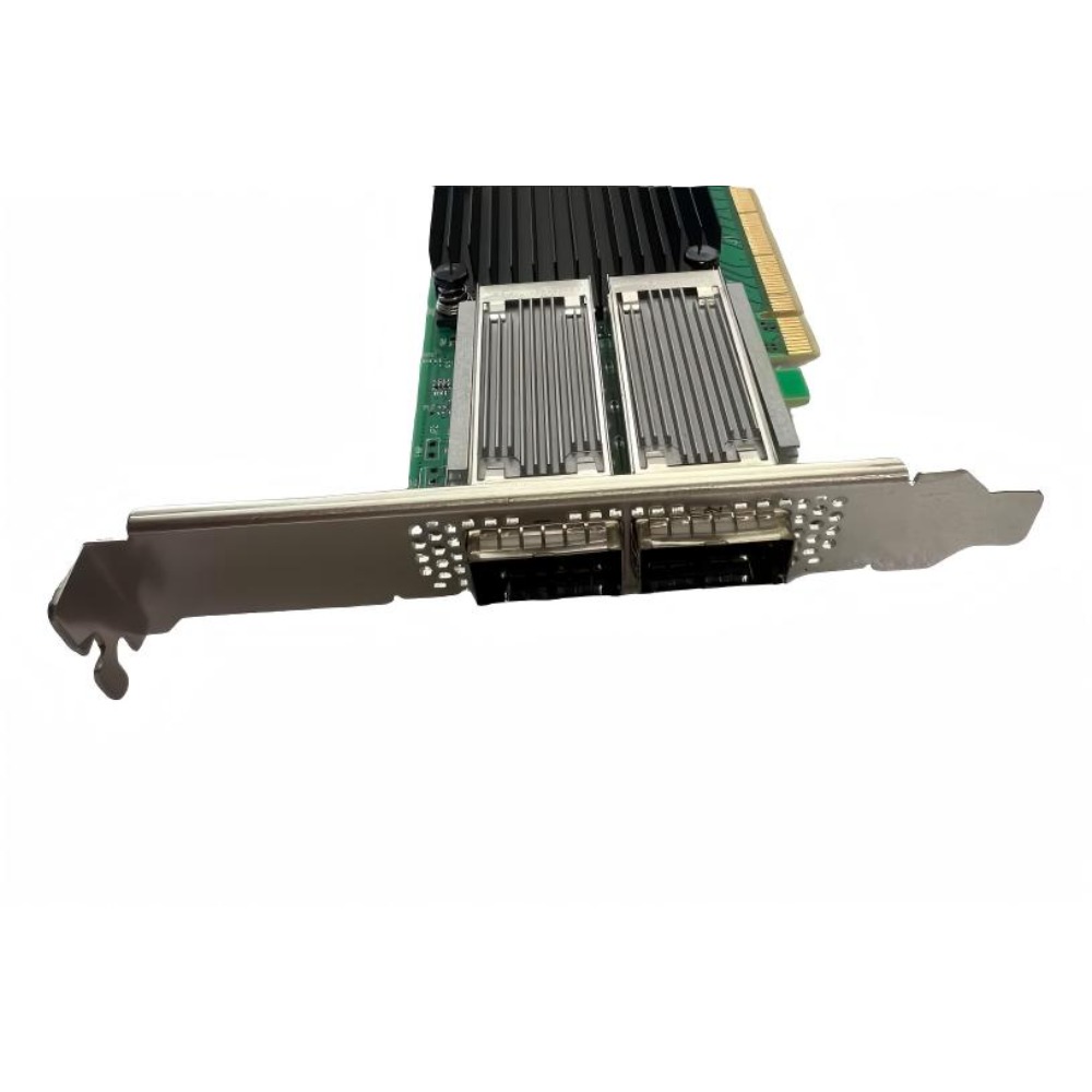 محول MCX516A-CDAT بمنفذين QSFP - مراجعة 100Gbe Qsfp28 Network Card وسعره
